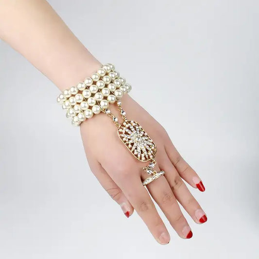 Gatsby Glamour Pearl Bracelet