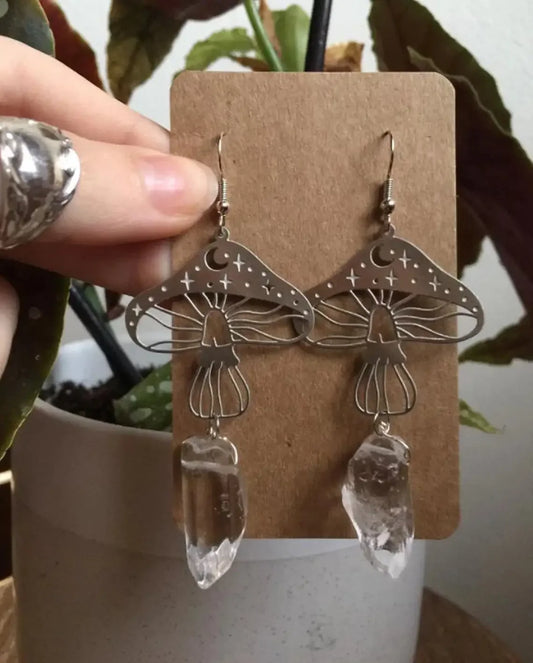 Enchanted Forest Crystal Earrings